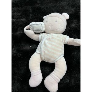 Jolijou The Little Loulou Soft Doll pink striped plush